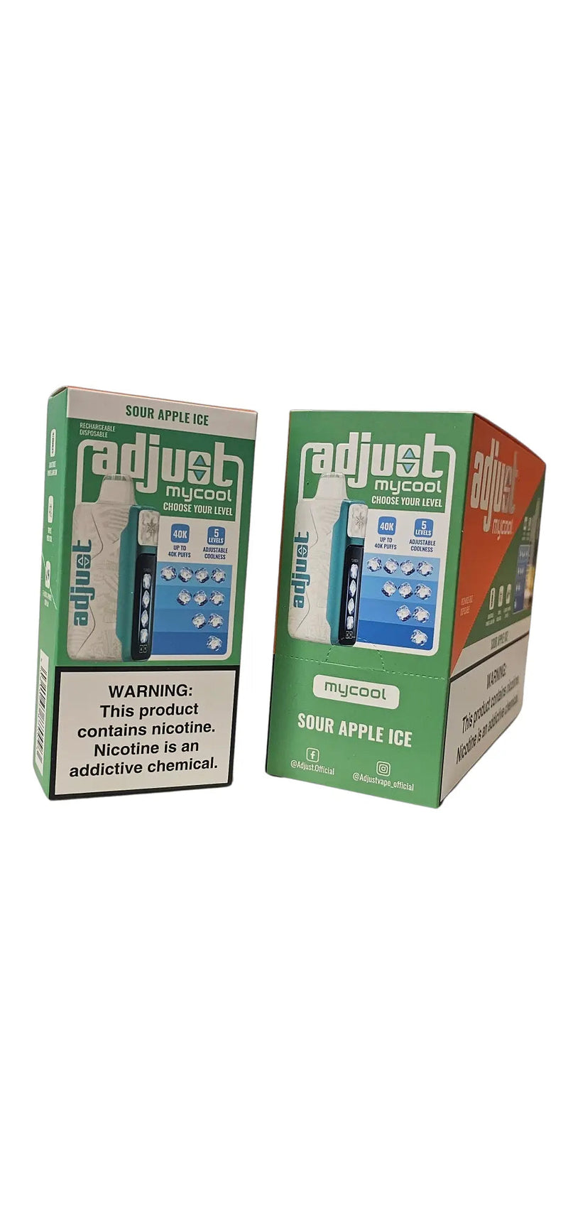 Adjust MyFlavor 40000, Adjust My Flavor sour apple ice