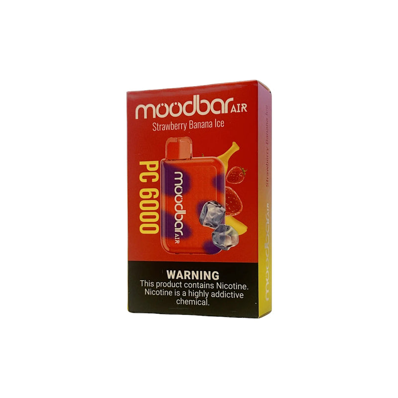 Moodbar Air 6000 Puffs Strawberry Banana Ice 