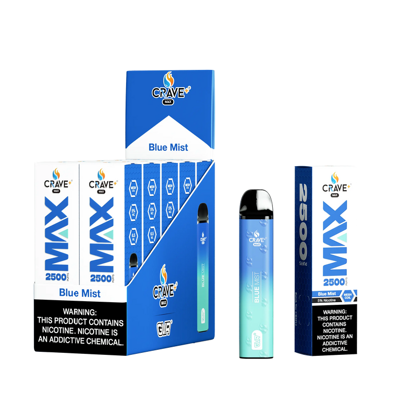 Crave Max 2500 (BOX DEAL) Blue Mist Crave