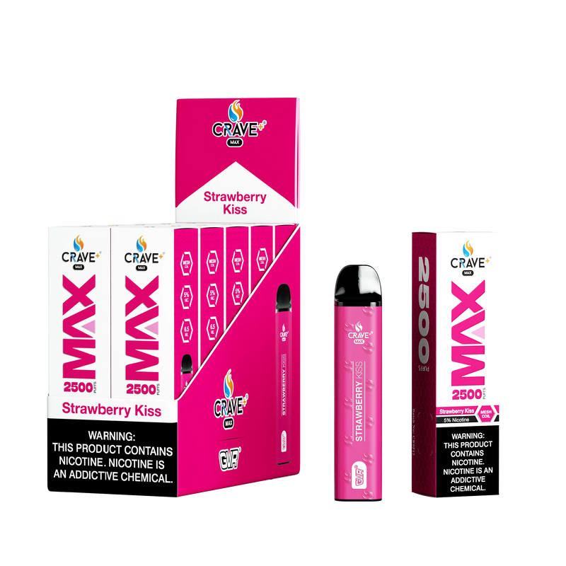 Crave Max 2500 (BOX DEAL) Strawberry Kiss Crave