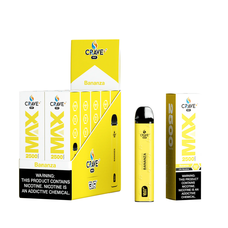 Crave Max 2500 (BOX DEAL) Bananza Crave