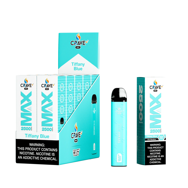 Crave Max 2500 (BOX DEAL) Tiffany Blue Crave