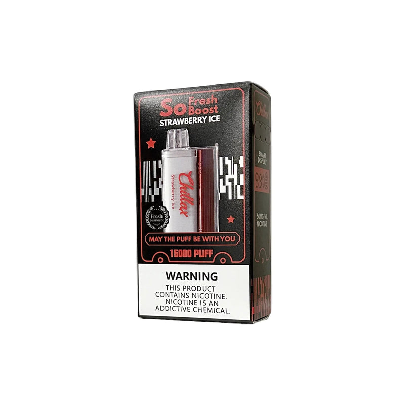 Chillax So Fresh Boost 15000 Puffs Strawberry Ice
