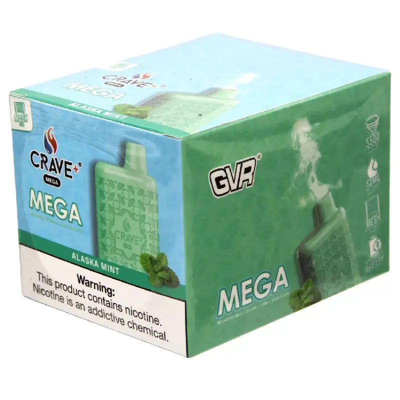 Crave Mega 5500 Crave, crave mega alaska mint