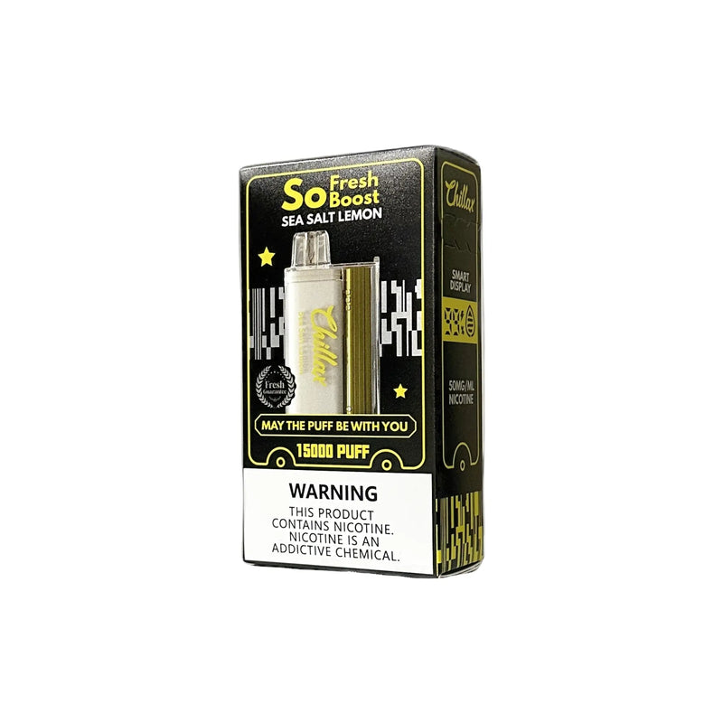 Chillax So Fresh Boost 15000 Puffs Sea Salt Lemon