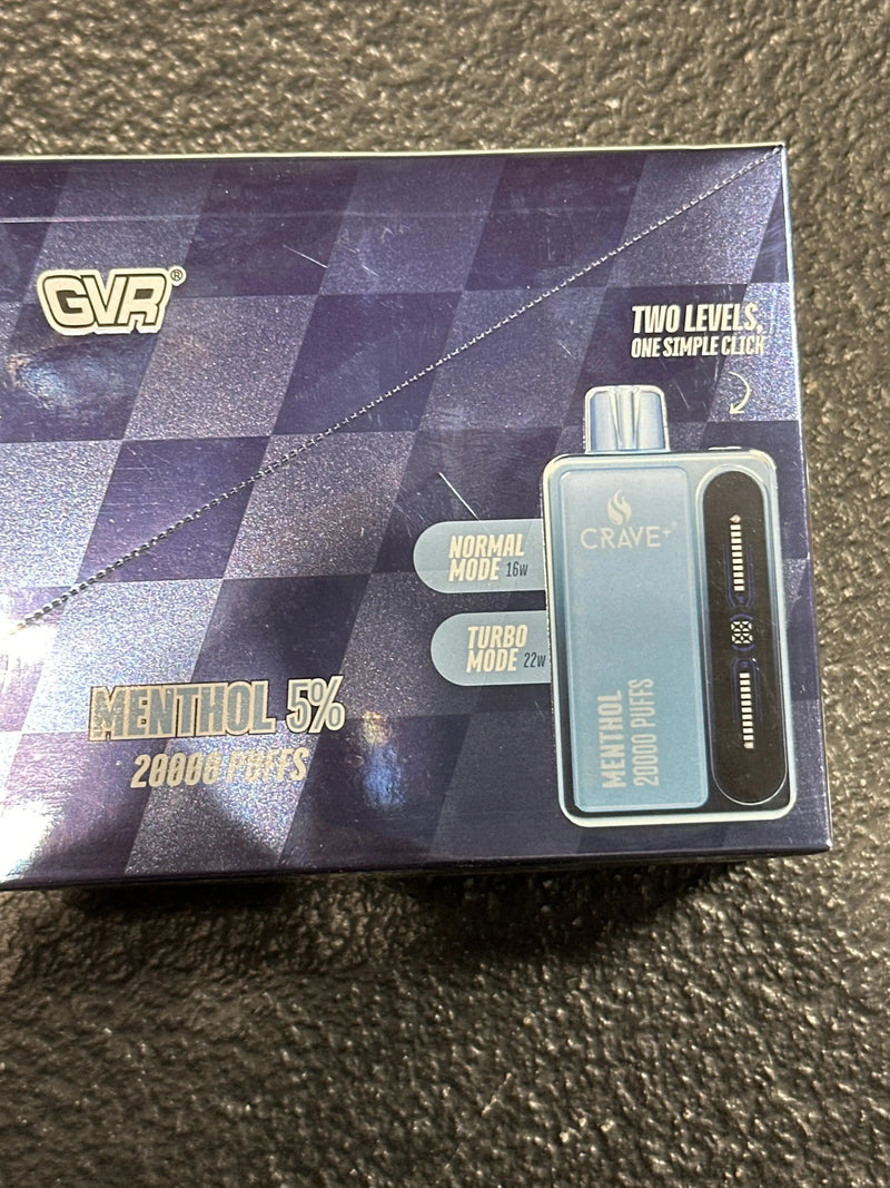Crave Turbo 20000 Disposable Vape - Box of 10 Devices Crave