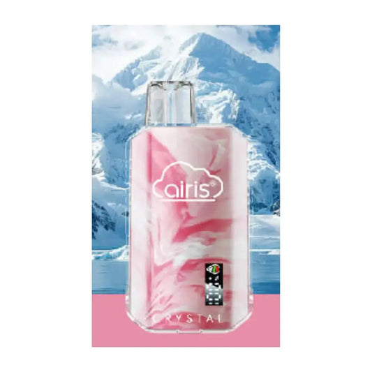 Airis Crystal 15000 Clear-Pink-3,  airis crystal, airis crystal vape, airis crystal clear, airis crystal pink clear