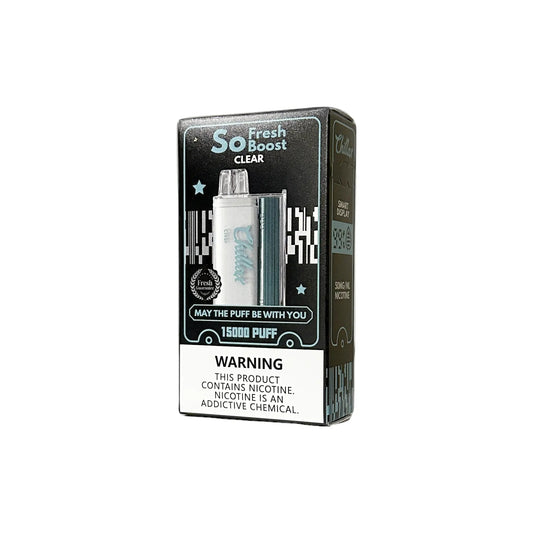 Chillax So Fresh Boost 15000 Puffs Clear 5%