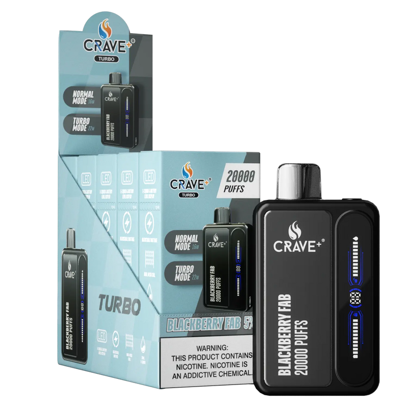 Crave Turbo 20000 (BOX DEAL) Crave, crave turbo blackberry fab