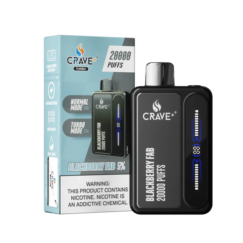 Crave Turbo 20000 Crave, Crave Turbo blackberry fab