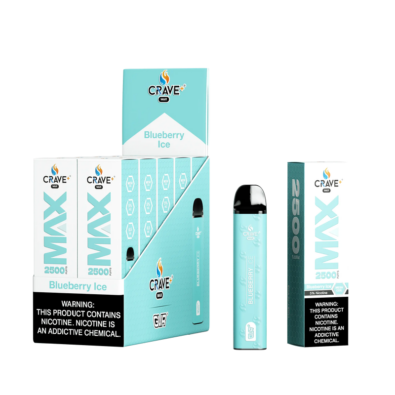 Crave Max Vape - 2500 Puffs Mesh Coil (Pg 2) Crave, crave max blueberry ice