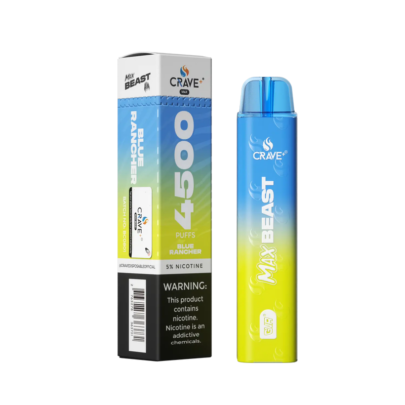 Crave Max Beast 4500 Crave, Crave Max Beast blue rancher