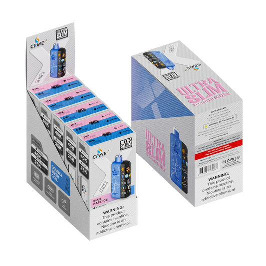 Crave X – Ultra Slim 40K / 25K Puffs (BOX DEAL) Crave, Crave X – Ultra Slim 40K / 25K Puffs Crave, crave x millyz, millyz crave x vape, millyz vape crave, crave vape millyz, rave x millyz, crave ultra slim vape millyz, crave x blue razz ice