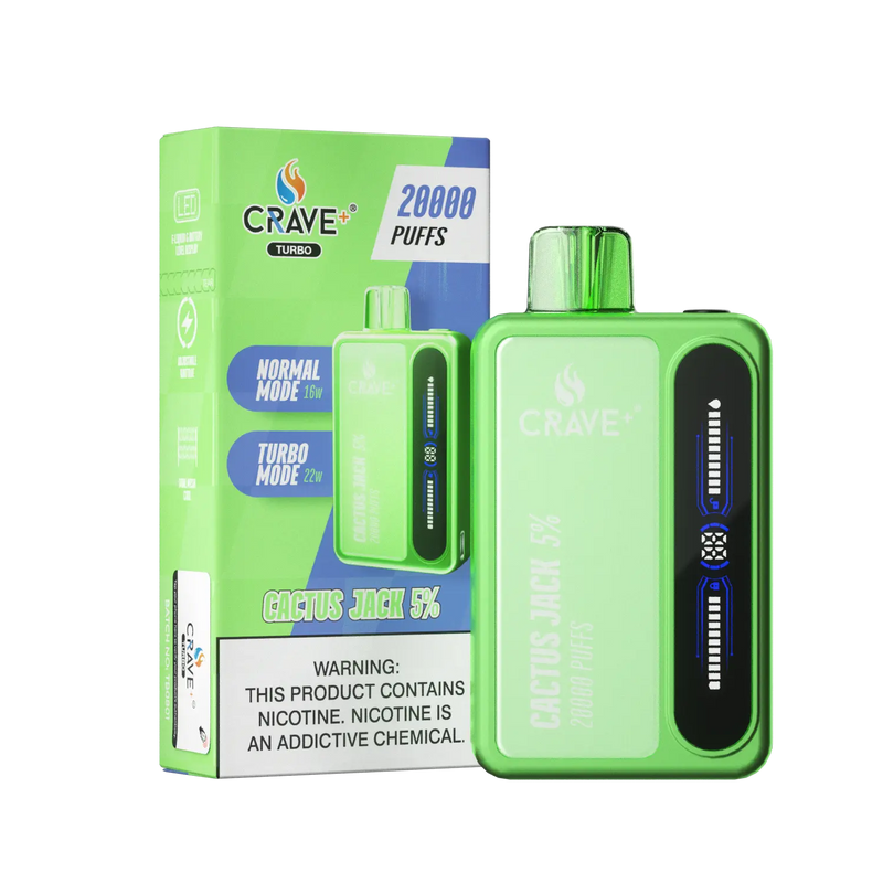 Crave Turbo 20000 - VSZN, Crave Turbo cactus jack