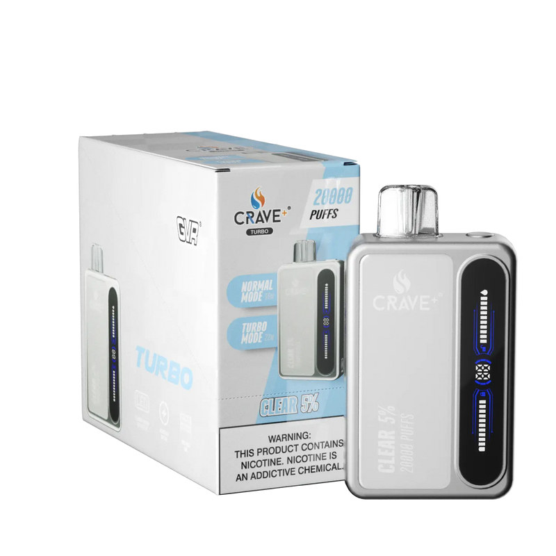 Crave Turbo 20000 (BOX DEAL) - VSZN, crave turbo clear 5%