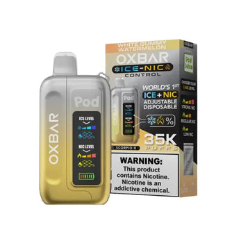 OxBar Ice‑Nic Control 35K Vape – 35,000 Puffs, Ice + Nic Strength Cont