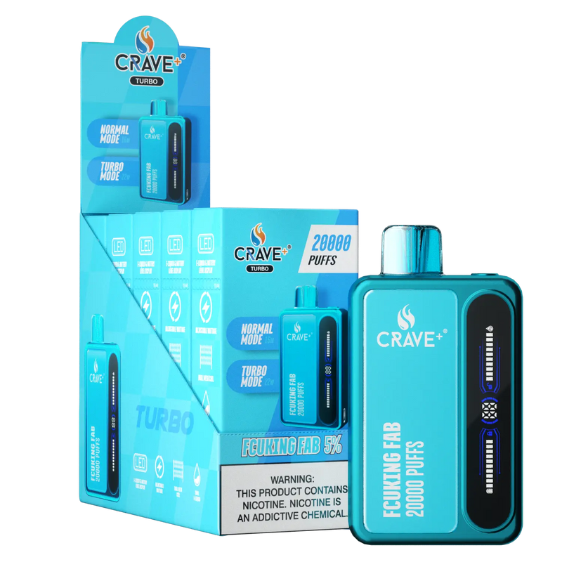 Crave Turbo 20000 (BOX DEAL) Crave, crave turbo fcuking fab