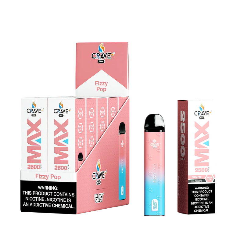Crave Max 2500 (BOX DEAL) Fizzy Pop Crave