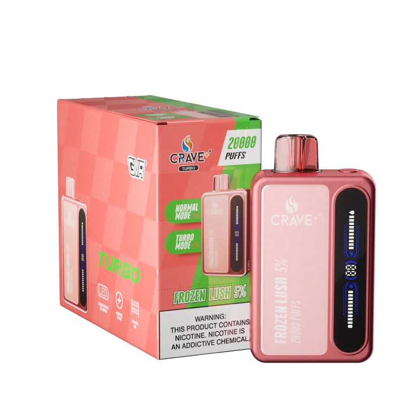 Crave Turbo 20000 (BOX DEAL) - VSZN, crave turbo frozen lush