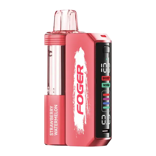 Foger Switch Pro 30K Disposable Vape Kit – 30,000 Puffs - Magnetic Power Bank - OLED Display Foger, foger switch pod pro, switch pod pro foger, foger pods, foger switch pods for sale, where to buy foger switch pro pods, foger switch pro pods strawberry watermelon, strawberry watermelon foger pods