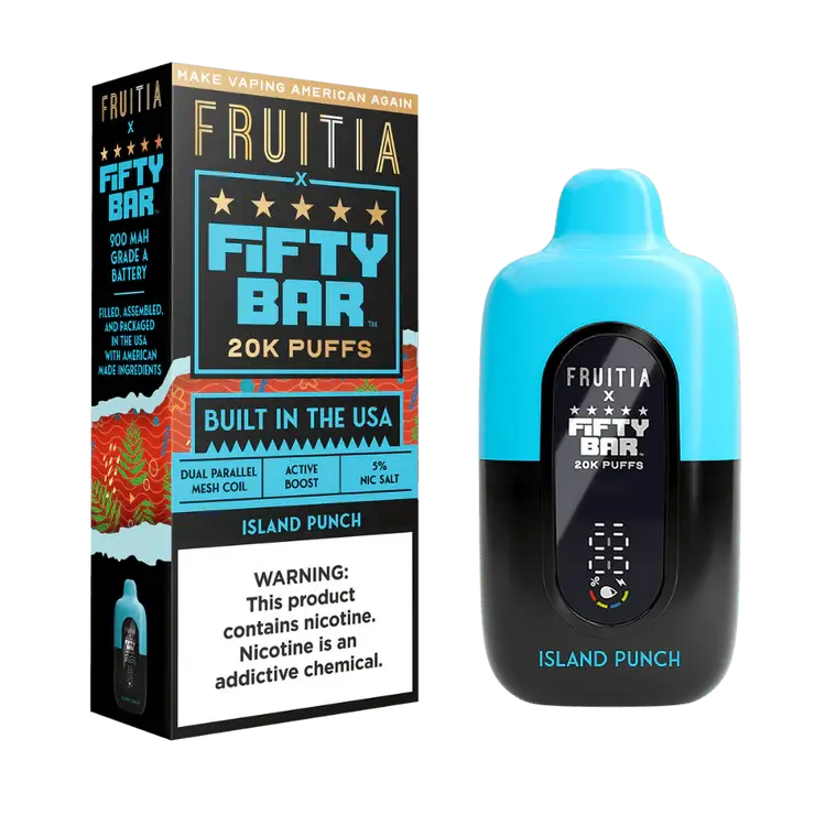 Fruitia Fifty Bar 20K Puffs -  Island Punch