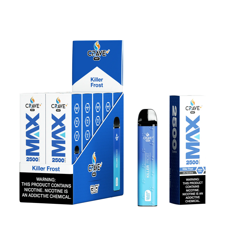 Crave Max 2500 (BOX DEAL) Killer Frost Crave