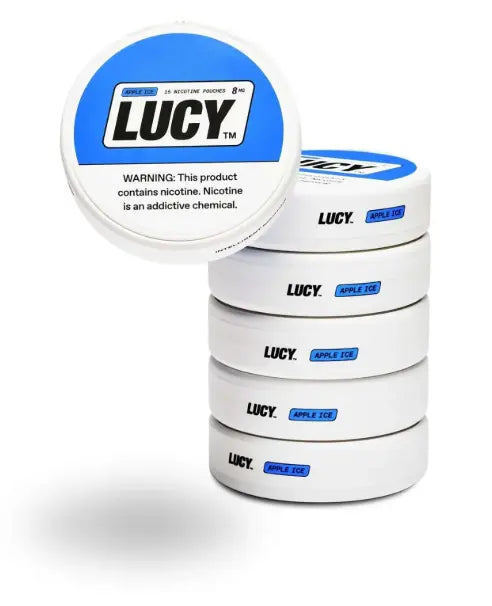 Lucy Nicotine Pouch Tru Dose, lucy pouch apple ice