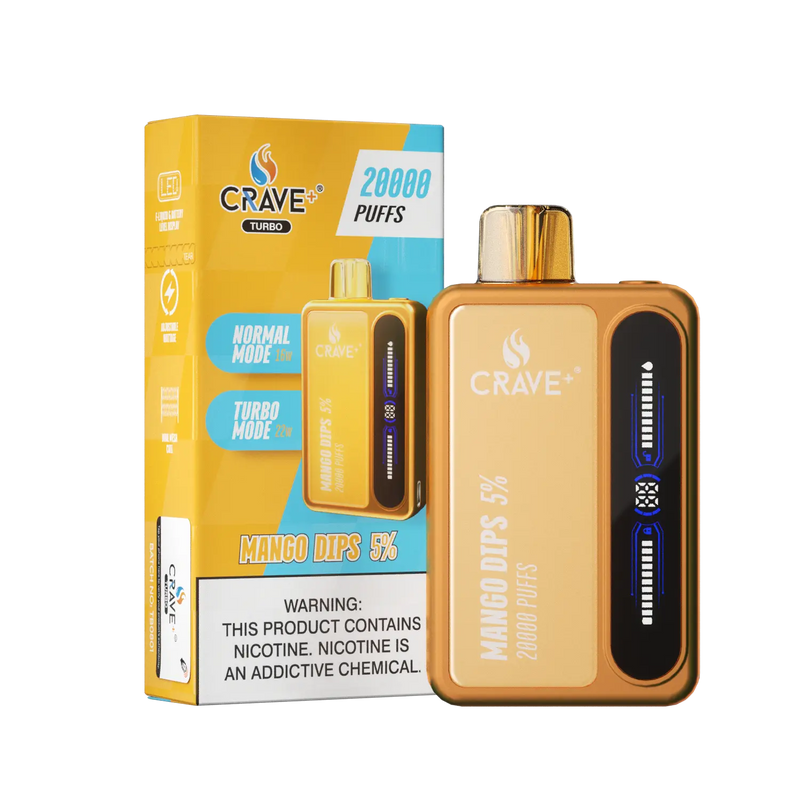 Crave Turbo 20000 - VSZN, Crave Turbo mango dips