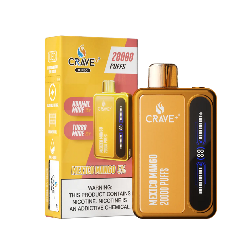 Crave Turbo 20000 Crave, Crave Turbo mexico mango