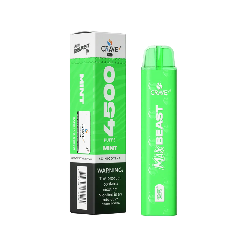 Crave Max Beast 4500 Puffs - VSZN, Crave Max Beast mint