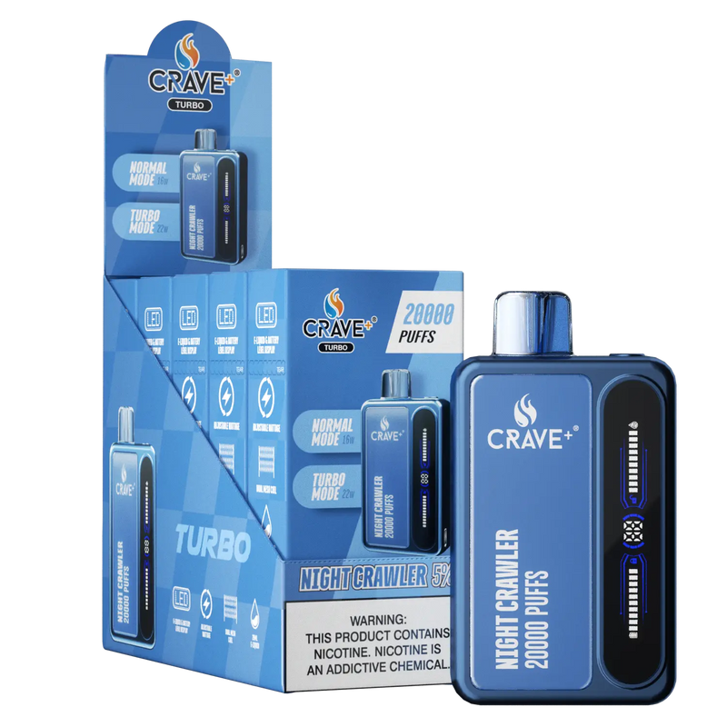 Crave Turbo 20000 (BOX DEAL) Crave, crave turbo night crawler