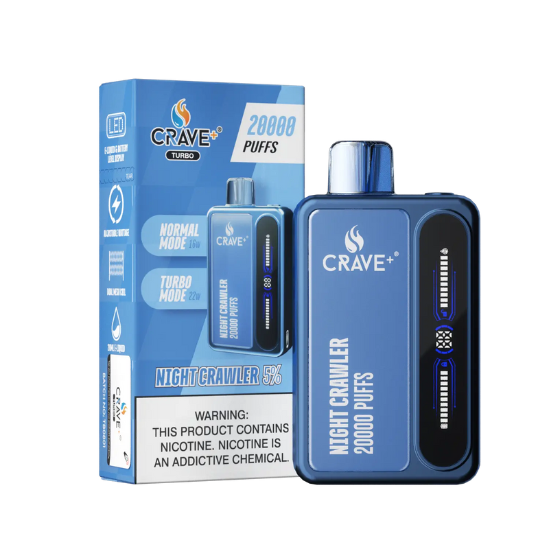 Crave Turbo 20000 Crave, Crave Turbo nightcrawler
