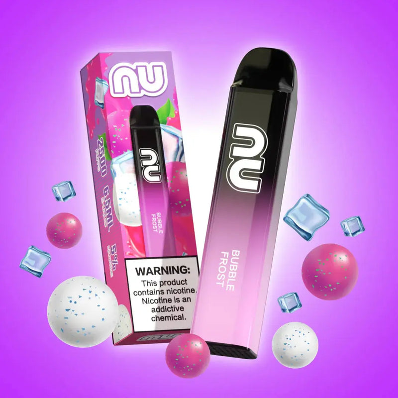 NU 2500 NU, NU Disposable Vapes, NU Disposable Vapes VapeSzn, NU Disposable Vape Bubble Frost, Buy NU Disposable Vapes, NU Disposable Vapes Online, NU Disposable Vape Flavors.