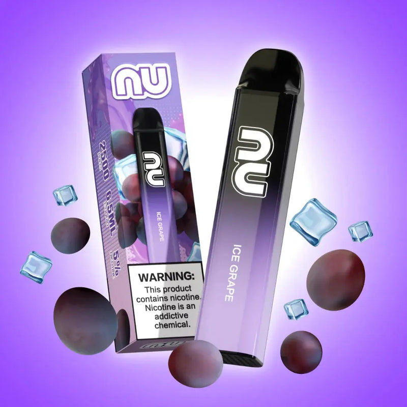 NU 2500 NU, NU Disposable Vapes, NU Disposable Vapes VapeSzn, NU Disposable Vape Ice Grape, Buy NU Disposable Vapes, NU Disposable Vapes Online, NU Disposable Vape Flavors.