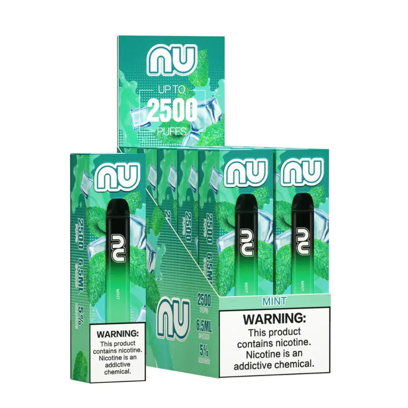 NU 2500 (BOX DEAL) NU, NU Disposable Vapes, NU Disposable Vapes VapeSzn, NU Disposable Vape Mint, Buy NU Disposable Vapes, NU Disposable Vapes Online, NU Disposable Vape Flavors.