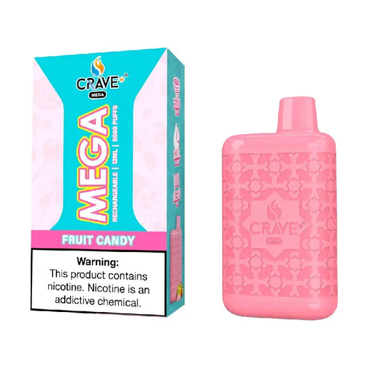 Crave Mega 5500 Crave, crave mega fruit candy