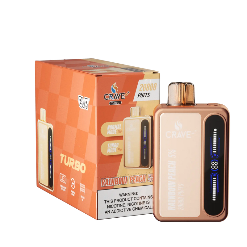 Crave Turbo 20000 (BOX DEAL) - VSZN, crave turbo rainbow peach