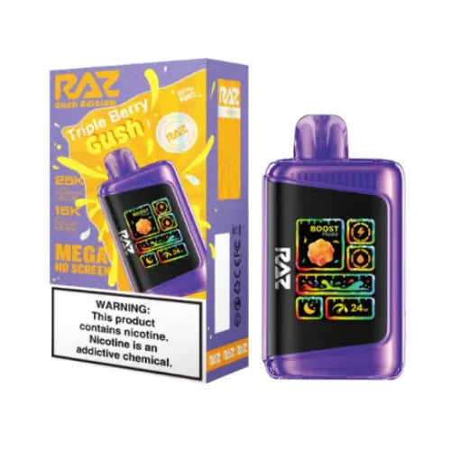 Raz LTX 25000 Raz - Triple Berry Gush - Vape Szn, raz triple berry gush, triple berry gush raz vape