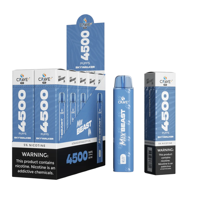 Crave Max Beast 4500 (BOX DEAL) Crave, crave max beast skywalker