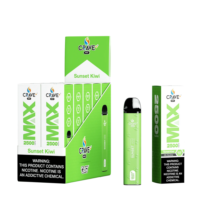 Crave Max 2500 (BOX DEAL) Sunset Kiwi Crave