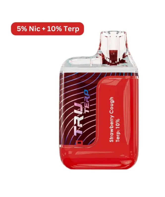 Tru Terp 800 Puffs Disposable Vape + 10% Terp Tru Terp, tru terp vape, tru terp vape for sale, tru terp strawberry cough, strawberry cough tru terp vape