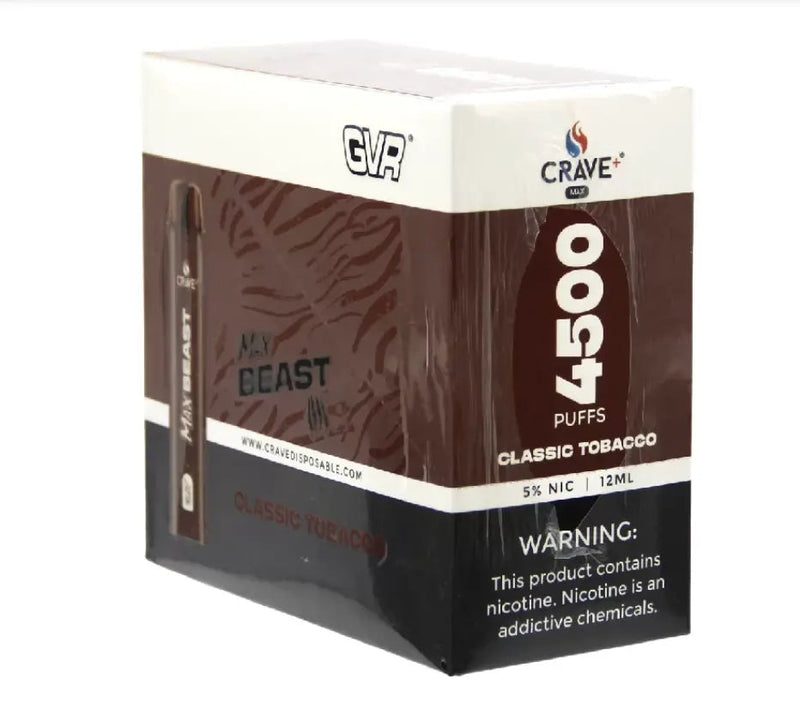 Crave Max Beast 4500 Crave, Crave Max Beast 4500 Crave, Crave Max Beast blackberry fab, crave max beast tobacco, crave max beast clear, crave max beast vape clear, crave max beast classic tobacco