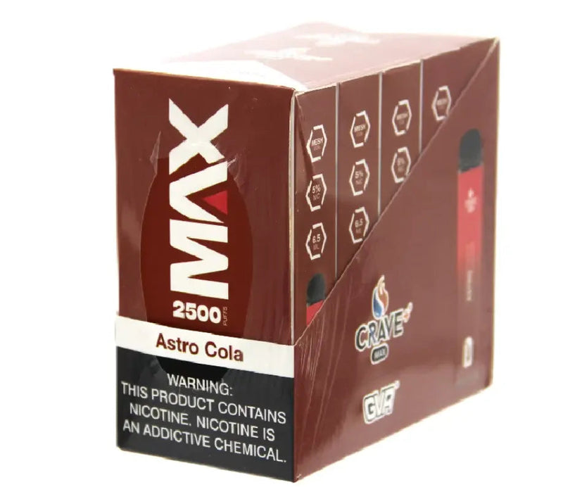Crave Max 2500 (BOX DEAL) Astro Cola Crave