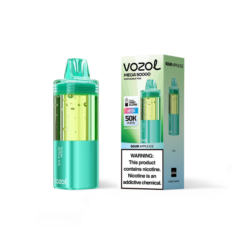 Vozol Mega 50K Pod -  Sour Apple Ice