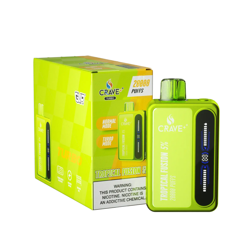 Crave Turbo 20000 (BOX DEAL) - VSZN, crave turbo tropical fusion