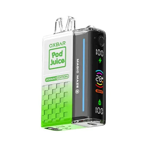 OXBAR x Pod Juice Magic Maze 30000 OXBAR X POD JUICE Vape Szn, oxbar cobalt mint, oxbar magic maze vape, oxbar jewel mint vape