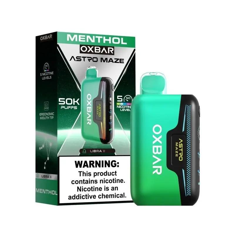OXBAR Astro Maze 50K OXBAR, OXBAR Astro Maze 50K OXBAR, oxbar astromaze menthol, menthol oxbar astromaze